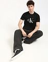 Calvin Klein Jeans Embroidered Logo Regular-Fit Cotton T Shirt