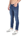 Flying Machine Mid Rise Stone Wash Jeans