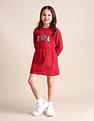 U.S. Polo Assn. Kids Girls Cotton A-line Dress