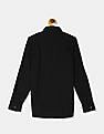 U.S. Polo Assn. Kids Boys Spread Collar Solid Shirt