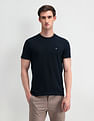 Arrow Sport Round Neck Solid T-Shirt