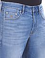 Calvin Klein Men Blue Slim Fit Stone Wash 37.5 Jeans