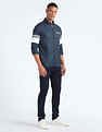 Flying Machine Colour Block Cotton Shirt