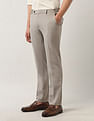 Arrow Regular Fit Mid Rise Trousers