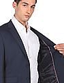 Tommy Hilfiger Men Navy Notch Collar Solid Smart Casual Blazer