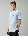 Arrow Sport Air Soft Regular Fit Abstract Shirt