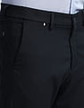 Arrow Newyork Carson Tapered Fit Self Design Trousers