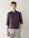 Arrow Newyork Slim Fit Textured Shirt