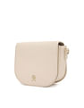 Tommy Hilfiger Textured Beige PU Sling Bag