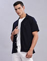 Tommy Hilfiger Solid Regular Fit Plain Woven Shirt