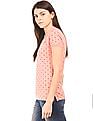 U.S. Polo Assn. Women Regular Fit Printed Polo Shirt