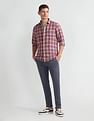 Arrow Sports Linen Blend Slim Fit Shirt