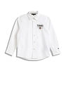 Tommy Hilfiger Kids Boys Logo Regular-Fit Cotton Shirt
