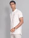 AD by Arvind Floral Print COOL-IT Real Deal Polo Shirt