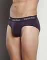 Calvin Klein Underwear Recycled Cotton Solid Briefs - Pack Of 3