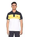 U.S. Polo Assn. Cotton Colour Block Polo Shirt