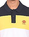 U.S. Polo Assn. Cotton Colour Block Polo Shirt