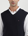 Tommy Hilfiger Refined Structure Sleeveless Jacket