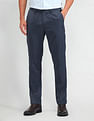 Arrow Newyork Slim Fit Solid Trousers