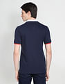 Arrow Sports Contrast Collar Polo Shirt
