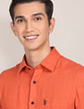U.S. Polo Assn. Button Down Collar Linen Shirt