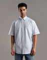 Tommy Hilfiger Striped Oversized Fit Oxford Woven Shirt