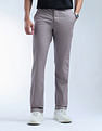 Flying Machine F-Jango Straight Fit Solid Twill Trousers