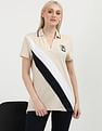 Tommy Hilfiger Regular Fit Diagonal Striped Polo Shirt