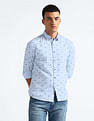 Flying Machine All-Over Print Pure Cotton Shirt