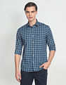 Arrow Sports Twill Tartan Check Cotton Casual Shirt