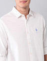 U.S. Polo Assn. Denim Co. Pure Cotton Regular Fit Dobby Shirt