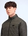 Flying Machine Regular Fit Solid Padded Jacket