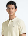 Flying Machine Horizontal Stripe Cotton Polo Shirt