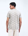 Flying Machine All-over Print Regular Polo Shirt