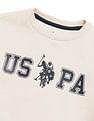U.S. Polo Assn. Kids Boys Brand Printed Regular Fit Sweatshirt
