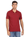 Arrow Sports Geometric Print Cotton Polo Shirt