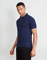 Flying Machine Solid Cotton Polo Shirt