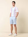 U.S. Polo Assn. Vertical Striped Summer Splash Polo Shirt