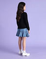 U.S. Polo Assn. Kids Girls Flip Sequence Sweater