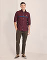 U.S. Polo Assn. Horizontal Stripe Cutaway Collar Shirt
