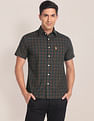 U.S. Polo Assn. Short Sleeve Plaid Check Shirt