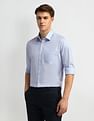 Arrow Solid Manhattan Slim Fit Shirt