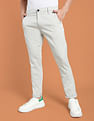 Flying Machine Mid Rise Solid F-Lite Trousers