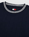 Tommy Hilfiger Jacquard Striped Relaxed Fit Sweater