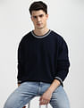 Tommy Hilfiger Jacquard Striped Relaxed Fit Sweater