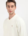 Calvin Klein Jeans Boucle Relaxed Fit V-neck Sweater