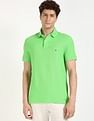 Tommy Hilfiger Solid Slim-Fit Cotton Polo Shirt