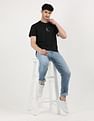 Calvin Klein Jeans Regular Fit Stonewashed Jeans
