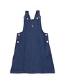 U.S. Polo Assn. Kids Girls Corduroy Dungree Dress
