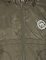 U.S. Polo Assn. High Neck Solid Hooded Jacket
